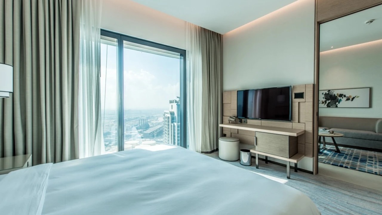 1 Bedroom Apartment for Rent in Jumeirah Gate Tower 2, JBR – view