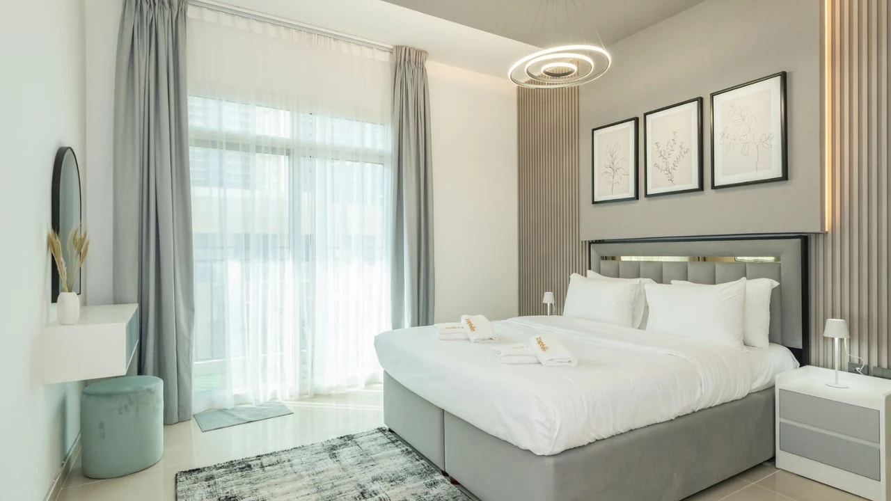 1 Bedroom Apartment for Rent in May Residence 5, Jumeirah Village Circle – view