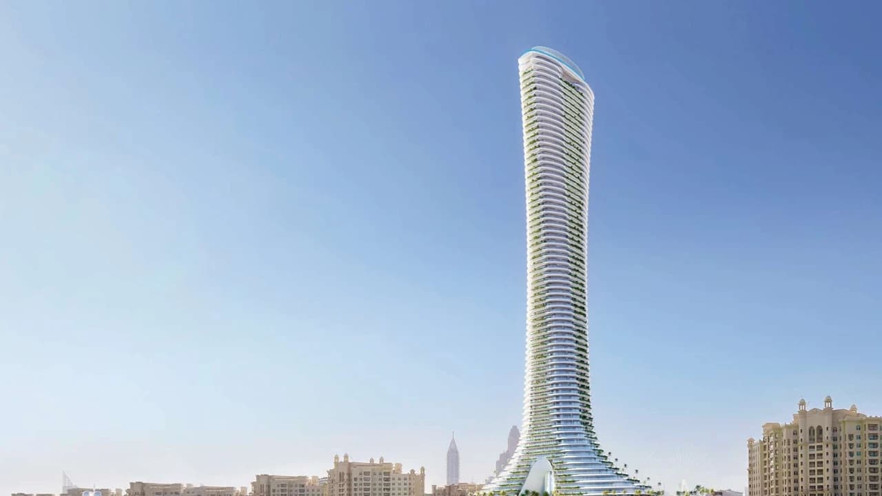 Binghatti Etherea at Jumeirah Village Circle (JVC), Dubai – view