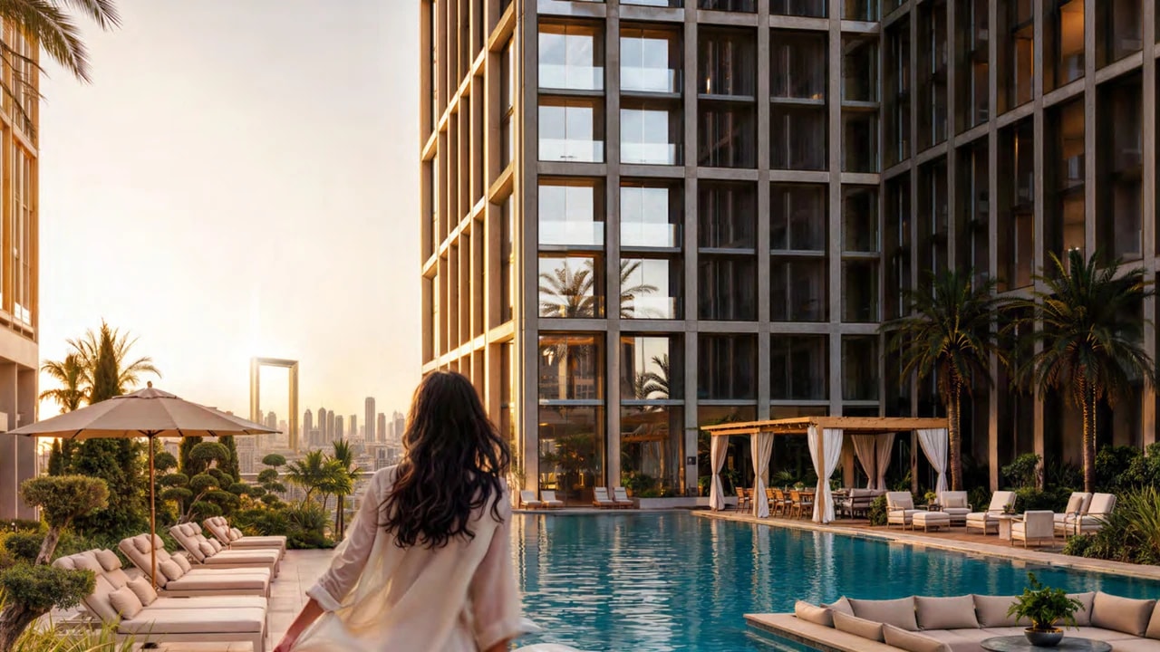 Binghatti Spectre: New Homes in Al Jaddaf, Dubai – view