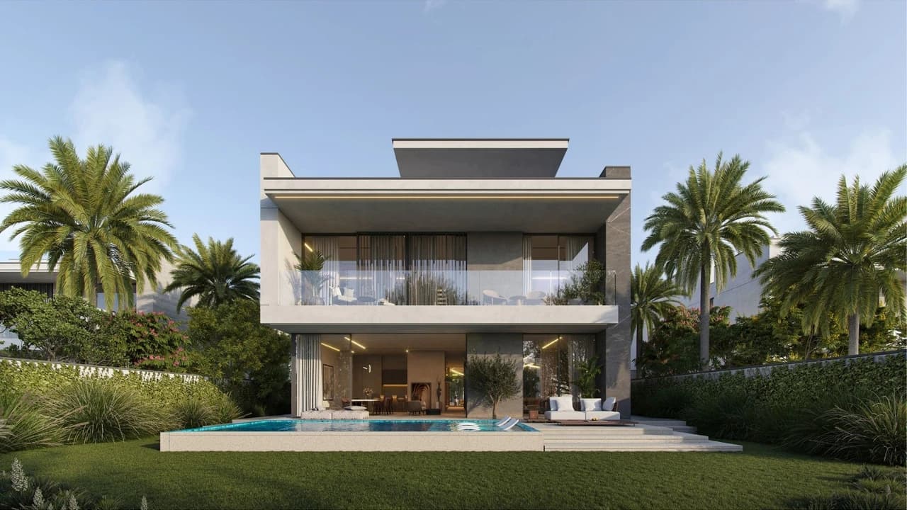 Cedarwood Estates – Luxury Golf Villas in Dubai – view