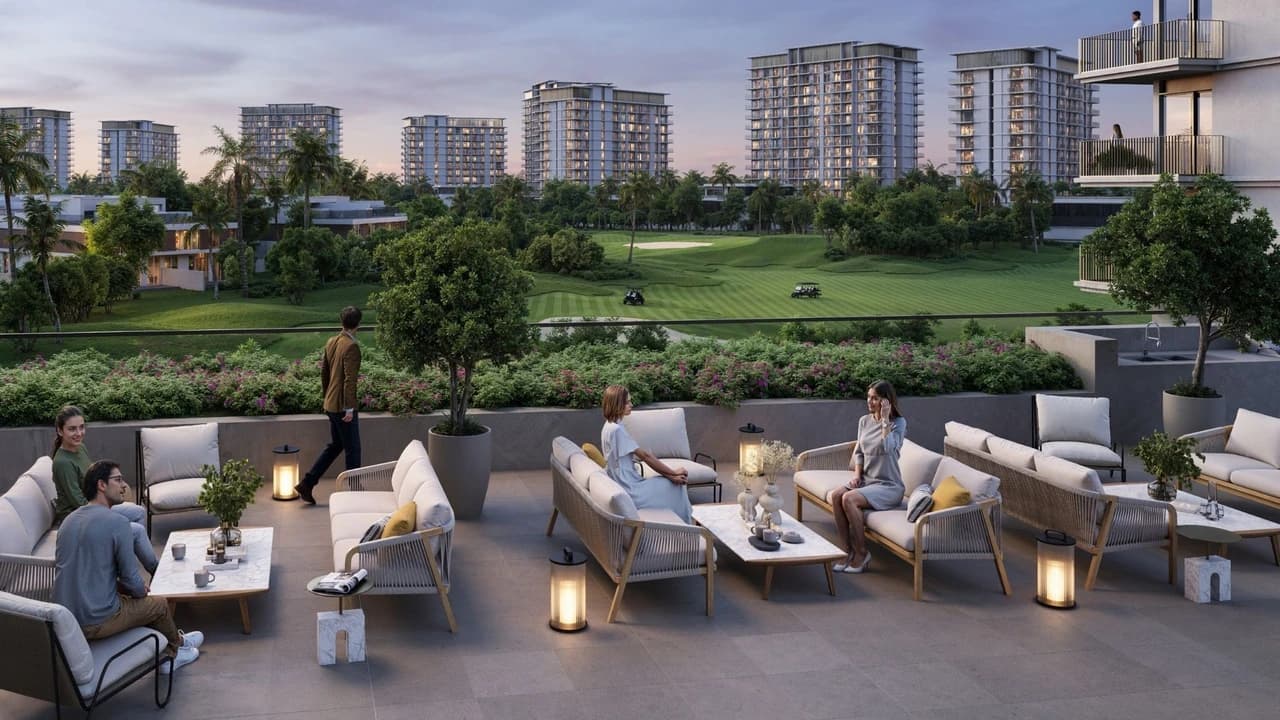 Golf Dale Emaar South - Luxury Golf Course Apartments – view