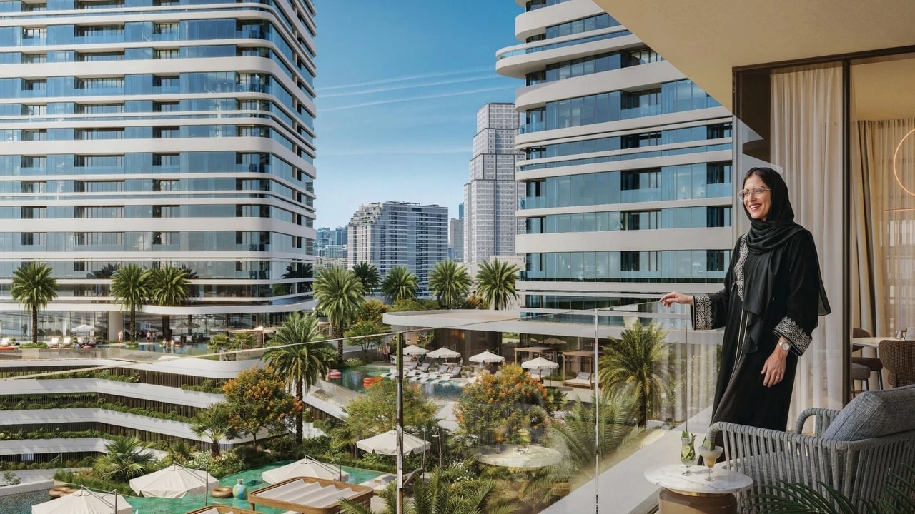 LINAR by Alef - Waterfront Apartments in Al Mamzar Sharjah – view