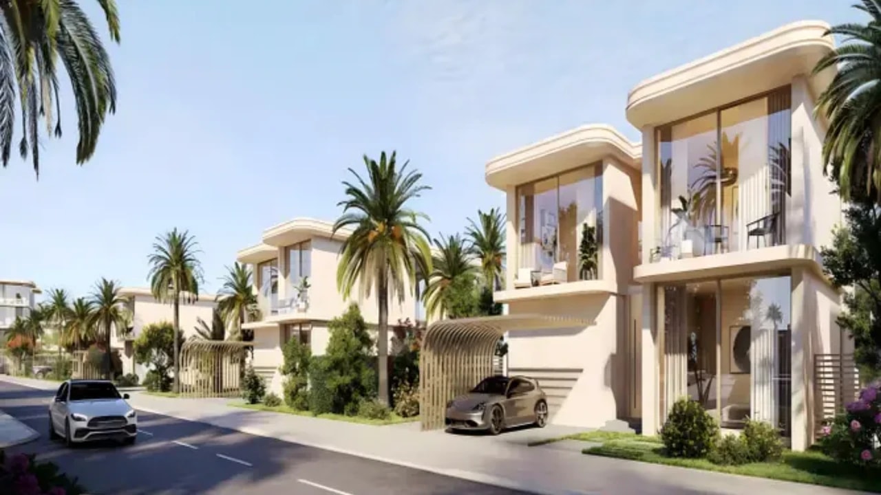 Noya Phase 5 on Yas Island Homes Among Mature Parks – view