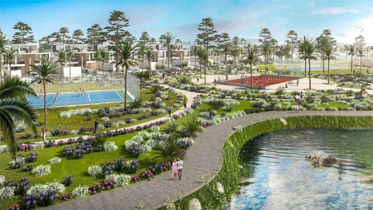 Park Greens Phase 2 at DAMAC Hills 2 - 5 Bedroom Twin Villas – view