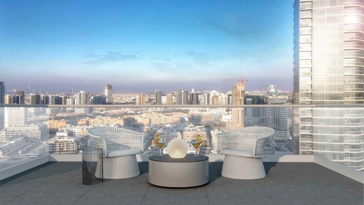 SVN Residences at JVC: Studio & 1 Bedroom Apartments by Metrical Real Estate Development – view