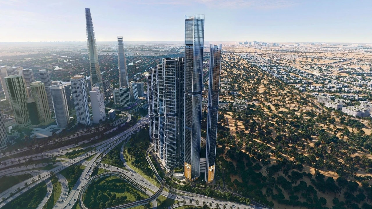 The Pinnacle at Sobha Central - Luxury Apartments Dubai – view