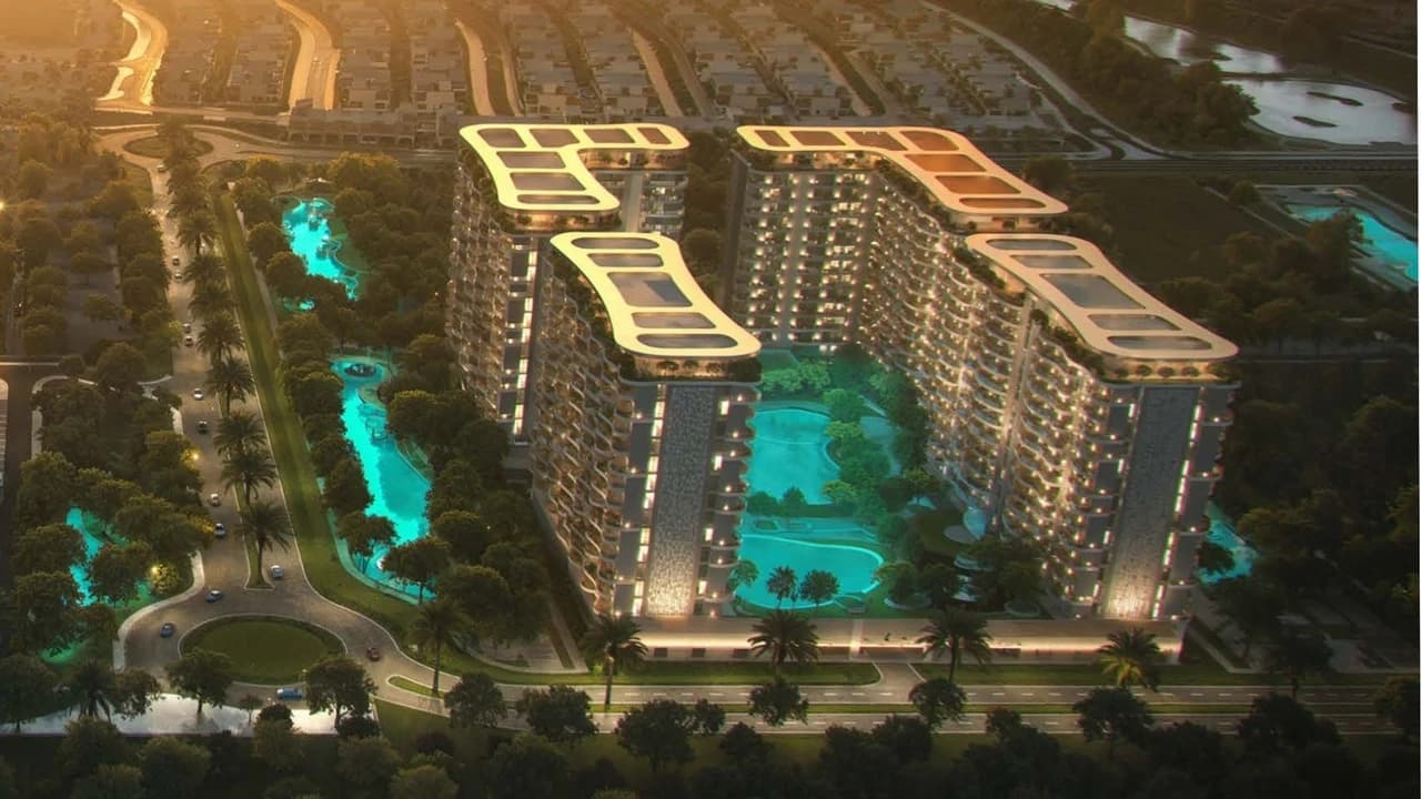 Valencia Apartments – Waterfront Luxury at DAMAC Lagoons – view