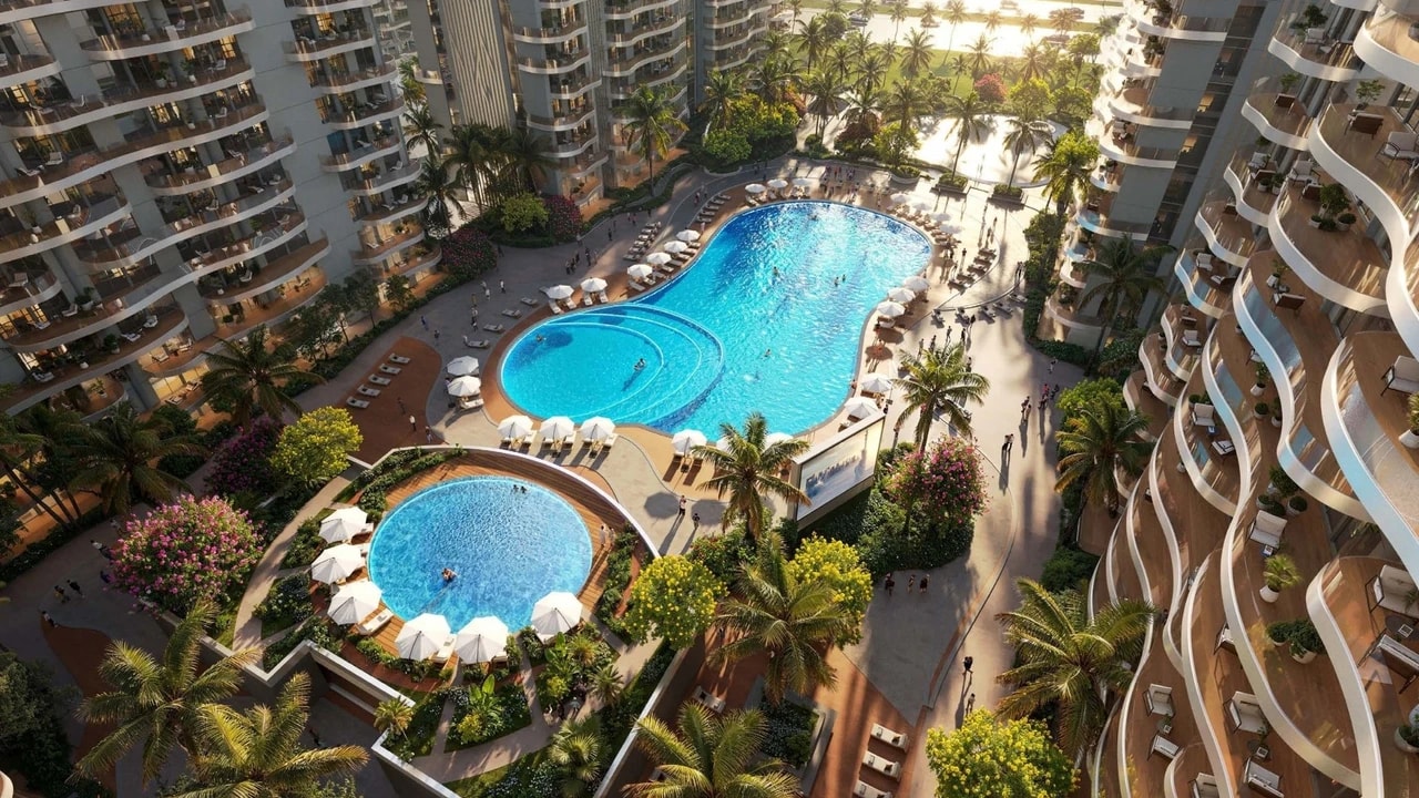 Valencia Apartments – Waterfront Luxury at DAMAC Lagoons – view