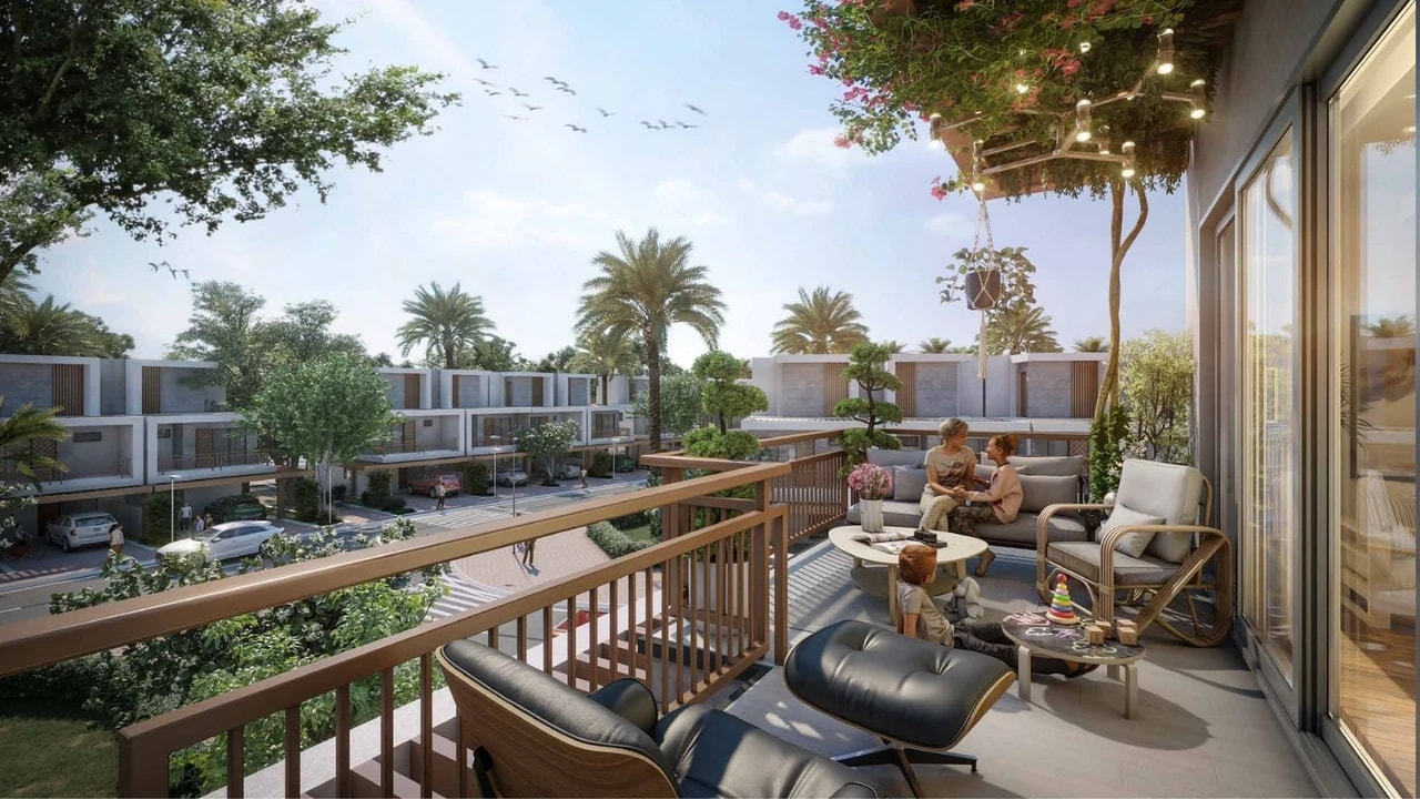 Violet Phase 4 at DAMAC Hills 2 - Luxury Townhouses Dubai – view